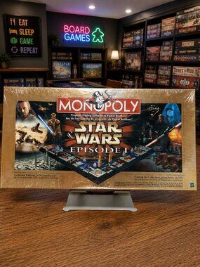 1999 Monopoly Star Wars Episode I Collector's Edition 3D Board Game Sealed